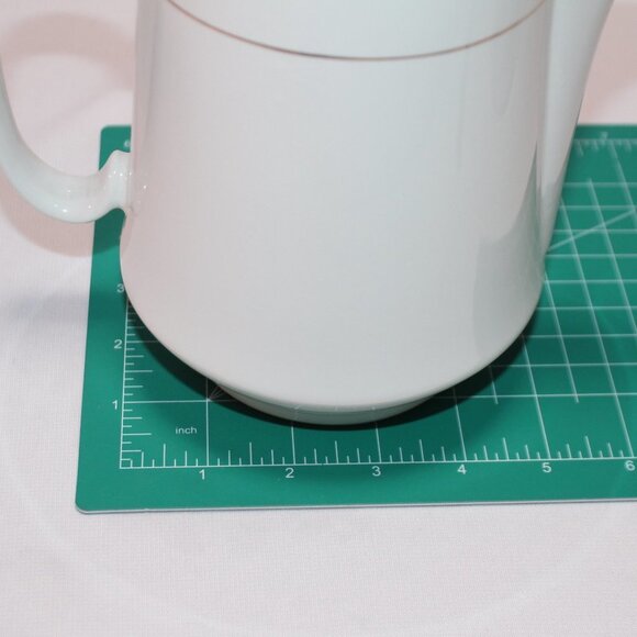 Vintage Lynns Fine China Teapot and Creamer White with Gold Trim - Picture 13 of 15